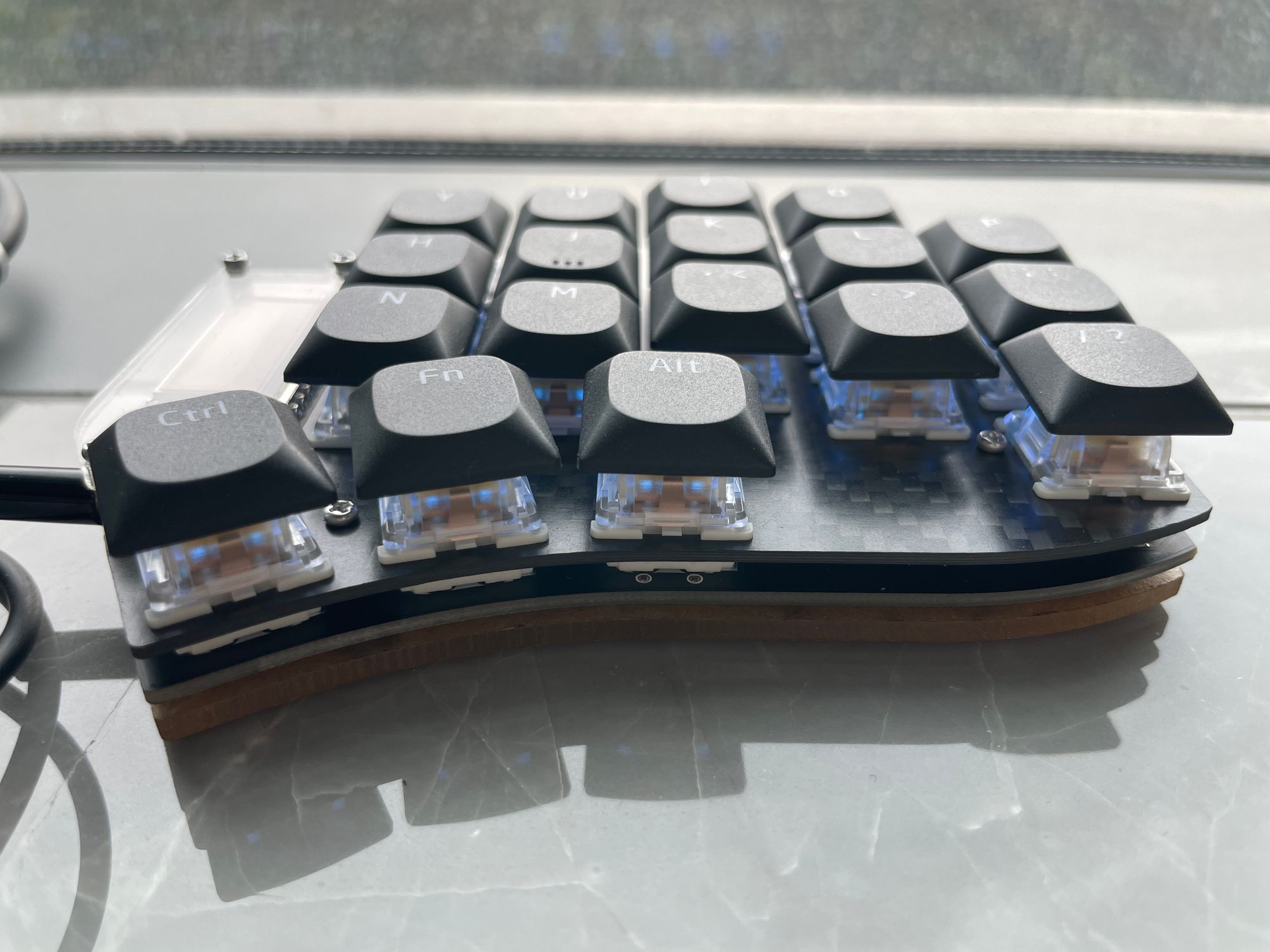 36 Keys Swoop Keyboard with Per-Key RGB LEDs and OLED Display