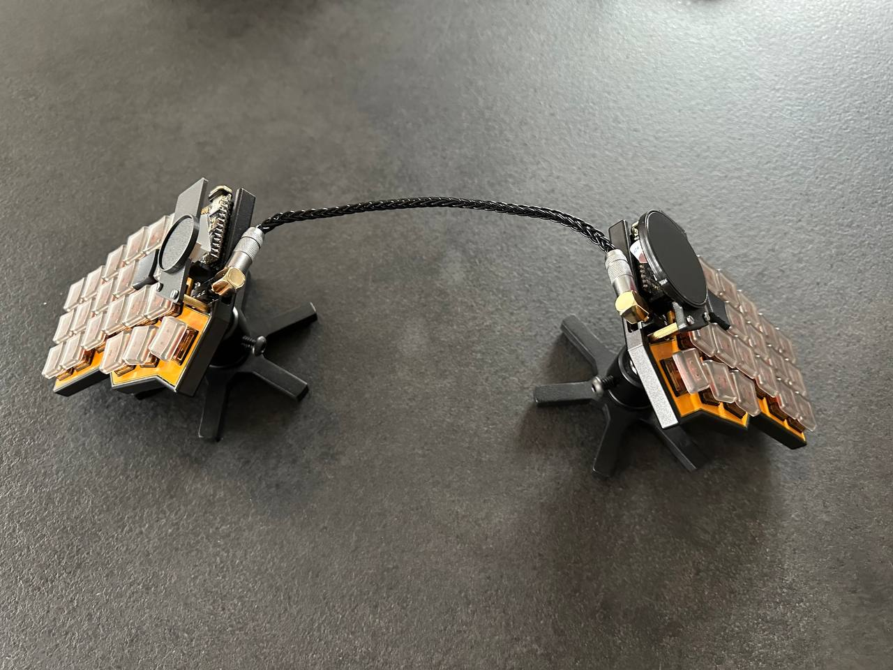 23mm and 40mm Trackpad on Corne keyboard