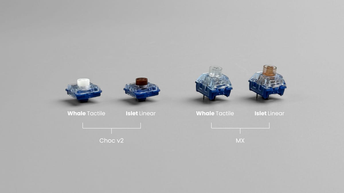 Kailh Choc v2 Spring Mini Switch 48個 Kailh Spring MINI ChocV2 switch